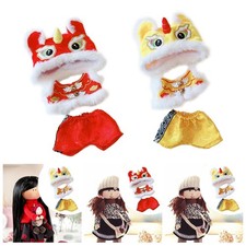 3x Peluche Figura Vestiti