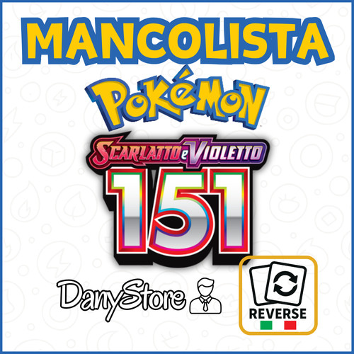 Pokemon 151 mew mancolista - pokemon,