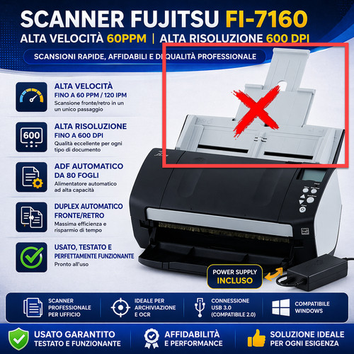 Scanner fujitsu 7160 - fujitsu, fi-7160