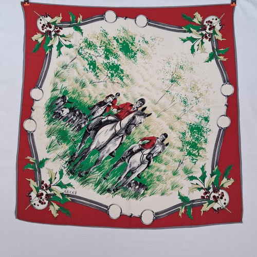 Foulard gucci pura seta - foulard,