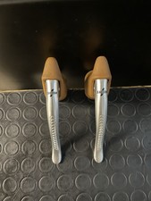 Leve Freno Saccon in alluminio per Bici da corsa anni 80 con copri Leva in Gomma