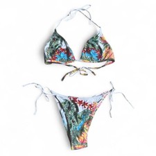Y2K bikini two piece tropical
