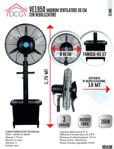 Dcg ve1950 ventilatore - ve1950, con