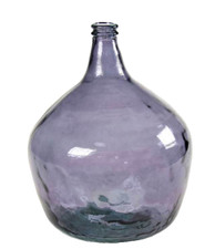 BOTTIGLIA DAMIGIANA ARREDO VASO CENTROTAVOLA LIVING CLASSICO MODERNO PRUGNA 40cm