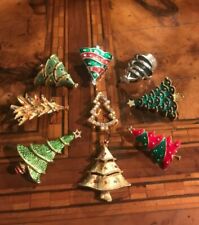 Rare! Vintage Christmas Tree Brooch To Choose Spilla Albero di Natale A Scelta*