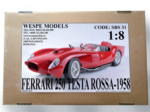 Kit ferrari 250 testa - 1:8,