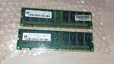 256MB (2 x128MB) RAM PC100 CL2 168PIN SDRAM MEMORIA RAM MICRON vintage PC DESKTO