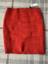 H&M Divided Red Tight Skirt