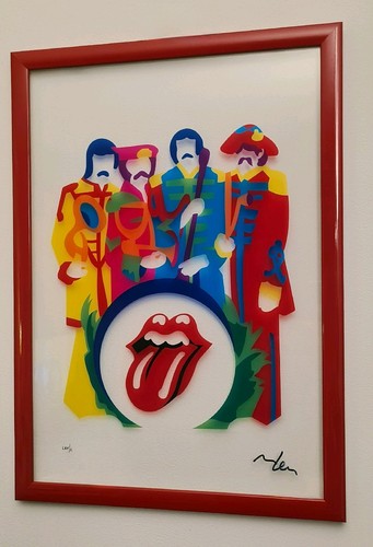 Marco lodola beatles 50x35 - beatles,