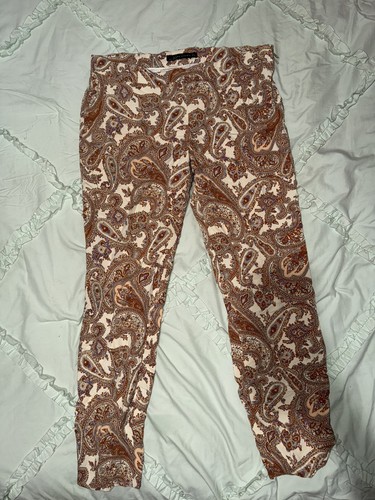 Pantalone zara paisley stampa - pantalone,