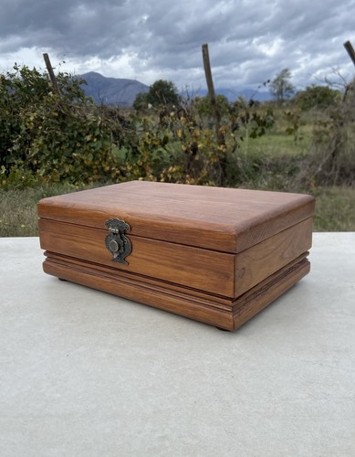 Scatola legno di castagno - ,