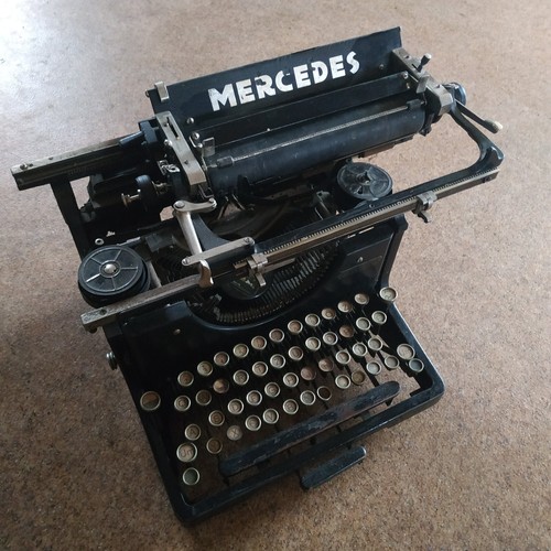 Antique typewriter mercedes - antique,