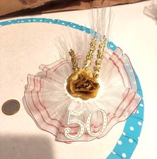 Topper 50 anni oro spiga