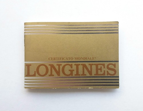Longines garanzia guarantee - garanzia,