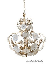 Lampadario Vintage in Ottone