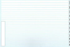 Strisce bianche 0,25 - 5,0 mm Stripes white 1:43 decalcomania decalcomania