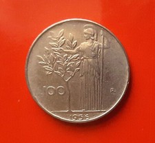 100 LIRE 1956 ERRORE - L DEL