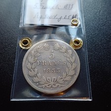 Moneta In Argento 5 Franchi 1833 Ag 900 G 25 Mb Lotto 2020
