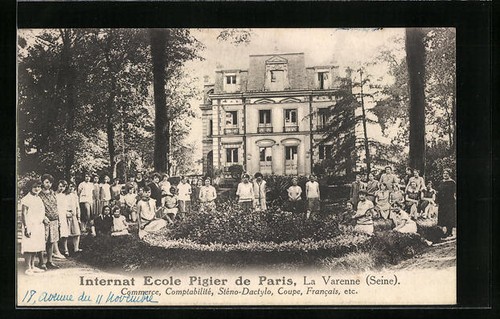 Cpa varenne internat ecole - internat,