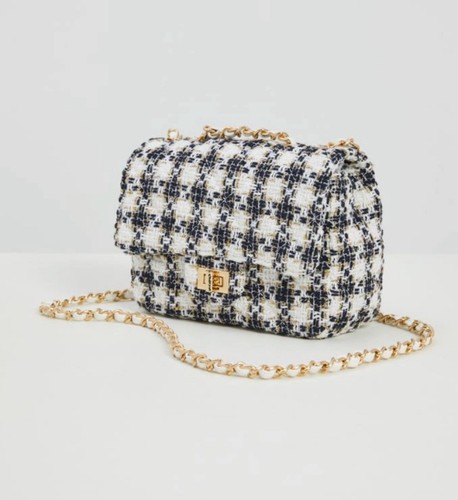 Borsa tracolla tweed - borsa, in