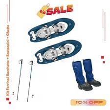 Kit Ferrino Racchetta Lys Special + Coppia Bastoncini GTA + Coppia Ghette |Promo