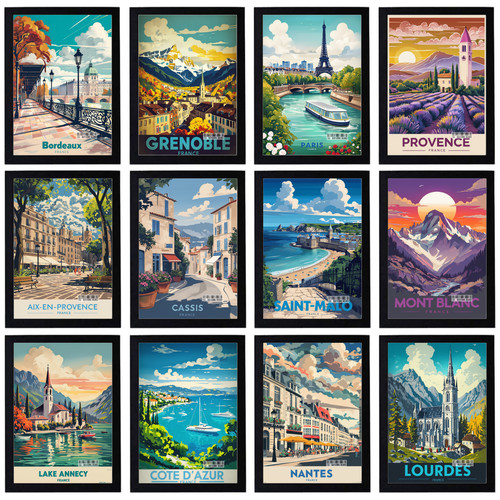Poster vintage viaggio vacanze - viaggio,