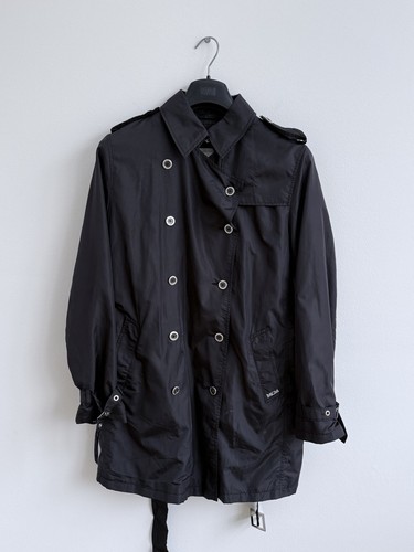Cappotto tranch nylon nero mcm - cappotto,