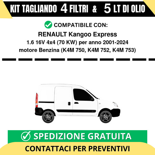 Tagliando per renault kangoo - renault,