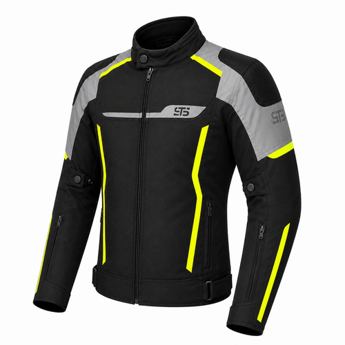 Moto giacca tessuto uomo - giacca,