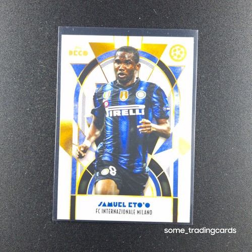 Topps samuel eto - eto'o, inter