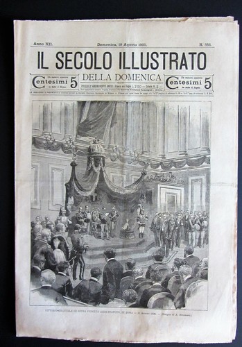 1900 roma funerali umberto - 1900,