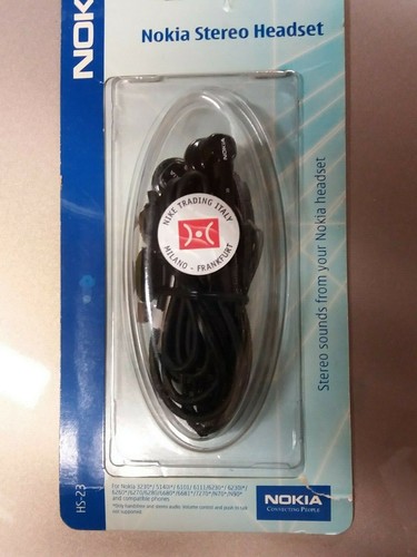 Nokia stereo headset - nokia, hs-23