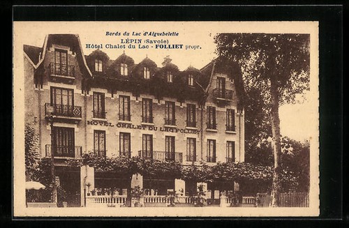 Cpa lépin hôtel chalet du - hôtel,