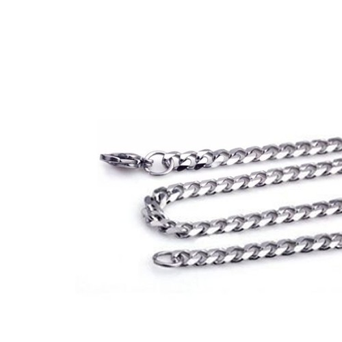 Catenina inox acciaio collana - acciaio,