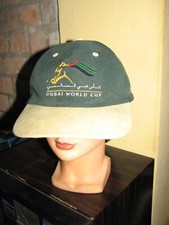 Vintage Dubai world cup horses racing   technical hat cap  '90s