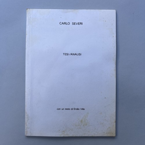 Carlo severi tesi analisi - carlo, tesi/analisi