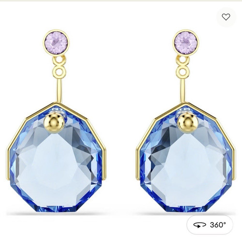 Orecchini goccia swarovski - a,
