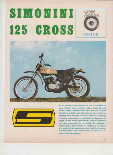 Advertising test moto simonini - advertising,