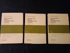 LUCIANO PERELLI: '' ANTOLOGIA DELLA LETTERATURA LATINA  ''  1970/1971 PARAVIA