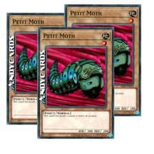 3x PETIT MOTH • (Piccola Falena) • Comune • MRD EN023 • Unl 2023 • Yugioh!
