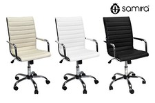 Sedia da ufficio operativa girevole direzionale regolabile - ecopelle mod. ASTI