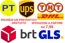 Spedizione CORRIERE ESPRSSO BRT/GLS/UPS/POSTE ITALIANE Consegna in 2/3 Giorni