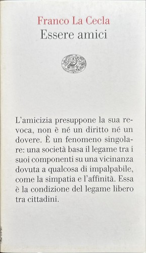 Libro essere amici franco la - libro,