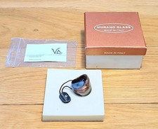 Anello in vetro artistico di