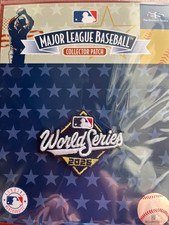 2025 WORLD SERIES JERSEY STYLE PATCH MLB BASEBALL CON LICENZA UFFICIALE SPEDIZIONE IMMEDIATA!