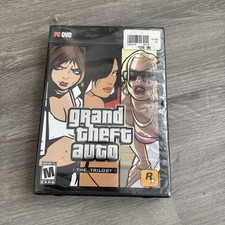 Grand Theft Auto The Trilogy 2009 PC DVD-Rom 5 dischi NUOVO
