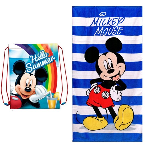 Zaino con telo mare topolino - telo,