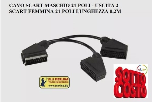 Cavo scart audio video - scart,