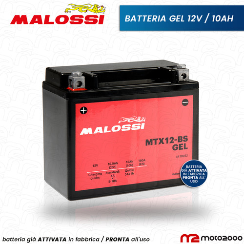 Batteria gel attivata malossi - gel,
