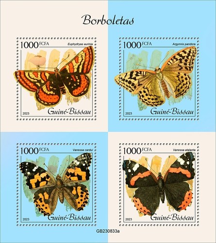 Francobolli farfalle mnh - farfalle,